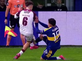 La lupa sobre la dura entrada de Leonel Flores que generó controversia en el triunfo de Boca Juniors ante Lanús