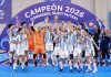 La selección argentina le ganó 2-1 a Brasil en el suplementario y se quedó con el Sudamericano Sub 17 de futsal: el alocado festejo