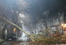 Las imágenes más impactantes del temporal que azotó al AMBA durante la noche