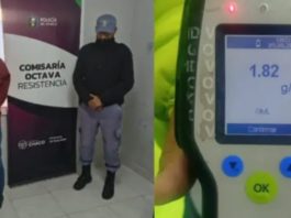 Llegó a una comisaría borracho, generó destrozos, quiso agredir a los policías y quedó detenido en Chaco