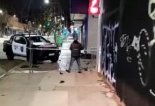Un patrullero embistió a una moto en Palermo tras una persecución: hay un detenido y un joven herido