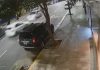 Video de un impresionante choque en Coghlan con una camioneta que iba de contramano