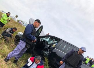 Video: persecución policial de película y disparos en plena Ruta 11 por dos camionetas robadas en Chaco