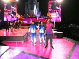 Así fue el ingreso de la delegación argentina en la espectacular ceremonia de apertura de los Juegos Suramericanos Santa Fe 2026