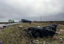 Dos personas murieron y otra sufrió graves heridas en un triple choque en Río Negro
