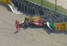 El fuerte accidente de Charles Leclerc que generó una bandera roja en el Gran Premio de Italia de la Fórmula 1