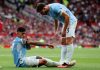 El Manchester City le ganó al United con un nombre menos: el tiro en el palo de Enzo Fernández y su áspero cruce con Maguire