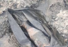 Encontraron un artefacto similar a una bala de mortero a la vera del río en San Isidro
