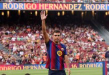 Escándalo por la ácida crítica de Rodri al Valencia que captaron las cámaras en la goleada del Barcelona: “Son muy malos”
