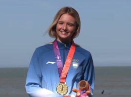 Isabella, la hija de Fabián Assmann y Melina Pitra, ganó la medalla de oro en los Juegos Suramericanos 2026: el video de su magnífica actuación
