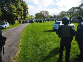 Mar del Plata: una caravana acompañó un corte fúnebre, tiraron tiros al aire y la policía secuestró 42 motos
