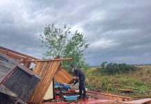 Murió un agricultor durante un fuerte temporal que afectó a Misiones: casas destruidas y familias evacuadas