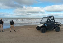 Santa Teresita: desesperada búsqueda de dos kayakistas que se metieron al mar en medio de un temporal