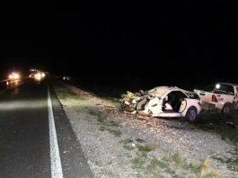 Trágico accidente en Río Negro: una pareja chocó de frente contra una camioneta y murió