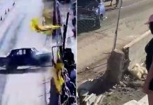 Video: perdió el control del auto cuando corría una picada, chocó contra una tribuna y mató a una joven de 18 años