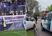 12 detenidos y policías heridos tras una emboscada de barras en el ascenso