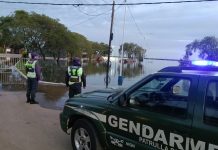 Ante la crecida de los ríos en el Litoral, las fuerzas federales reforzaron la asistencia en las zonas afectadas