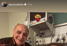 Daniel Osvaldo compartió una imagen desde el hospital mientras continúa bajo atención médica