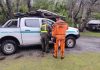 Desplegaron un importante operativo para rescatar a un hombre de 100 años que vivía frente al volcán Lanín