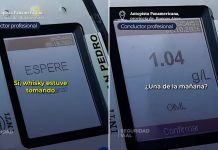Dio positivo de alcoholemia, le retuvieron la licencia y deberá pagar una multa millonaria: “Whisky estuve tomando”