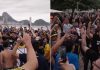 “En todas partes”: así fue el banderazo de los hinchas de Boca en Río de Janeiro antes del duelo con Vasco Da Gama por la Sudamericana