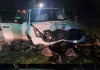 “Estaba medio escabio”: se filmó manejando a 140 km/h, perdió el control y chocó contra un poste