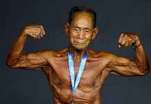 Furor en Europa por la actuación del fisicoculturista japonés de 90 años en una competencia: los detalles secretos de su dieta