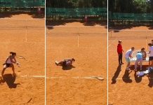 La dura lesión que sufrió una tenista en Italia: el video de la secuencia y su estremecedora reacción