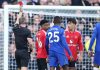La expulsión de Lisandro Martínez en la derrota que dejó al Manchester United al borde de la zona de descenso: la respuesta del DT sobre su roja