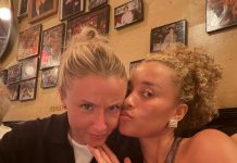 “Lo hacemos funcionar”: la tierna historia de amor de una figura del fútbol europeo con Miss Estados Unidos 2021