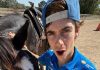 Los desopilantes videos de Franco Colapinto cabalgando que causaron furor en las redes sociales: “El gaucho salvaje”