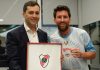 Messi fue nombrado socio honorario de River Plate antes de su despedida: el detalle en el carnet que hizo furor
