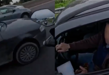 “Tengo que ir a operar”: circulaba por la banquina con el celular, lo detuvieron y deberá pagar una multa millonaria