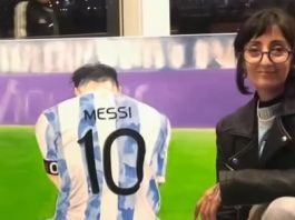 Vive un pueblo de 300 habitantes y un gesto de Lionel Messi la convirtió en la pintora de la selección argentina: “Me cambió la vida”